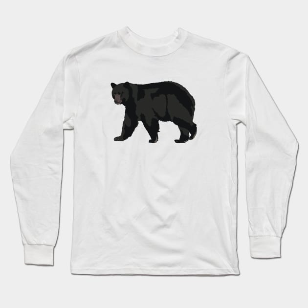 American Black Bear Long Sleeve T-Shirt by NorseTech